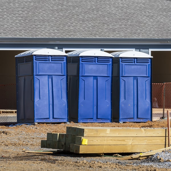 how often are the porta potties cleaned and serviced during a rental period in Picacho Arizona